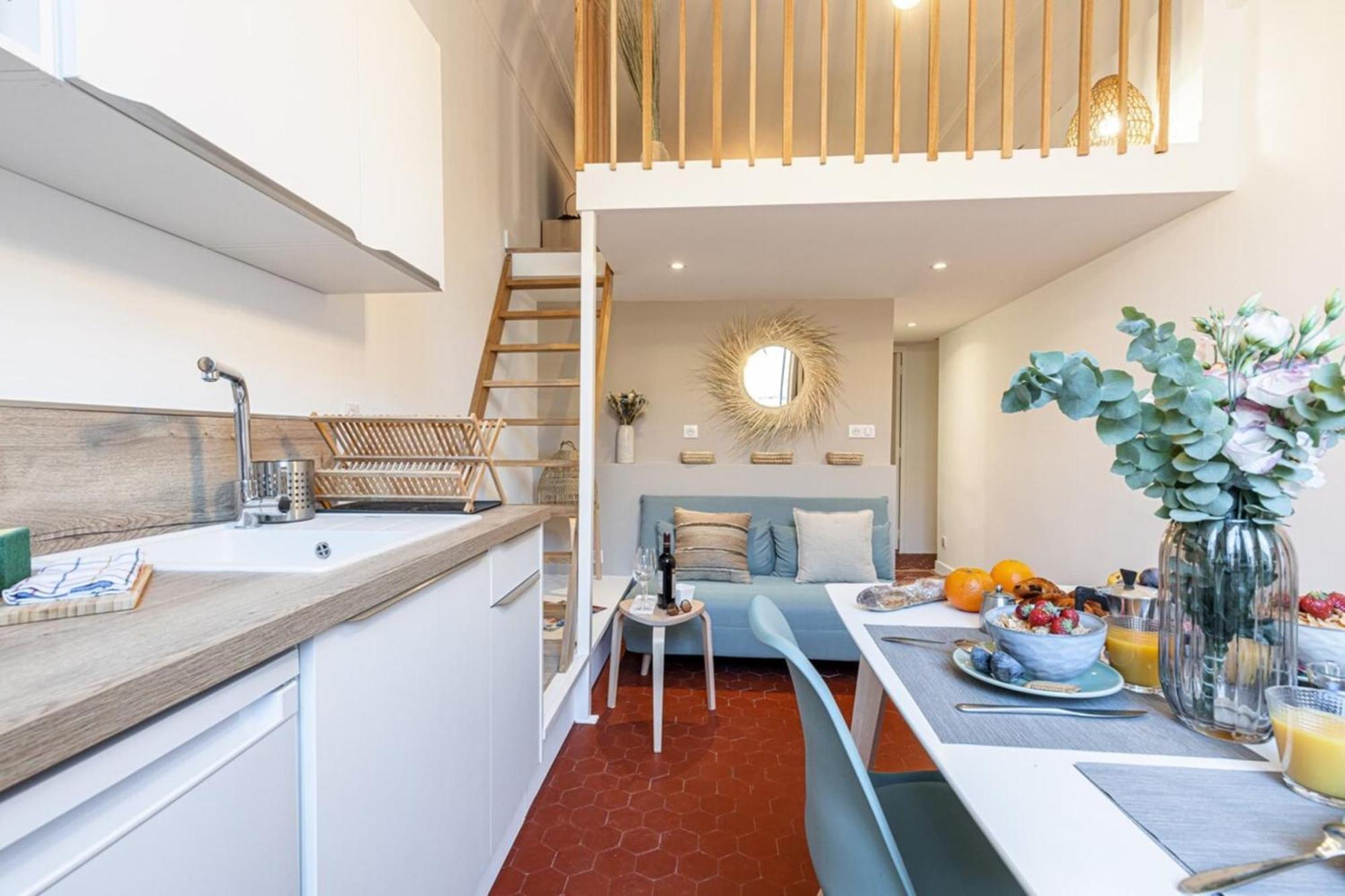 Prefecture 15 - Old Town Duplex 2 Doubles Beds * Nizza